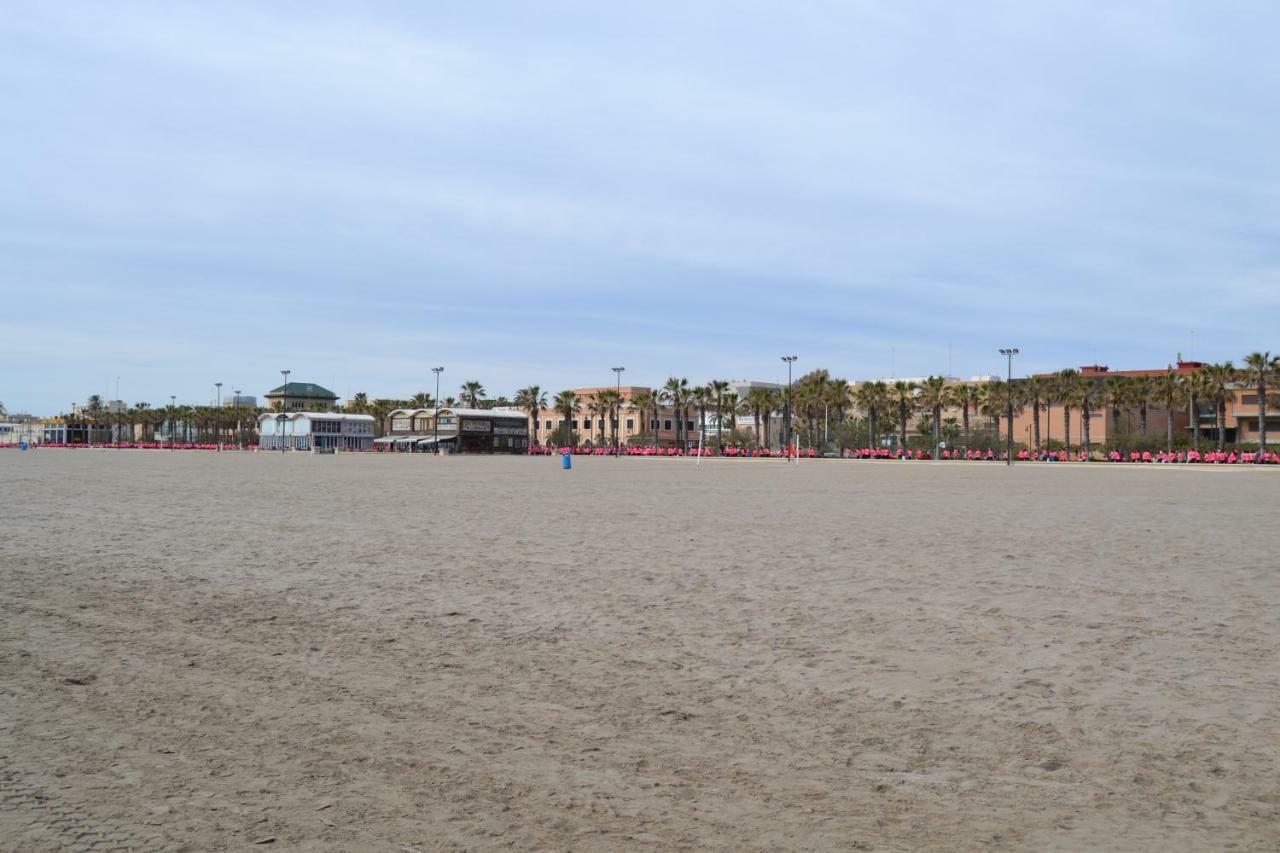Beach Malvarrosa, Cabanal, Wifi Free. Ca' Micaela. 瓦伦西亚 外观 照片